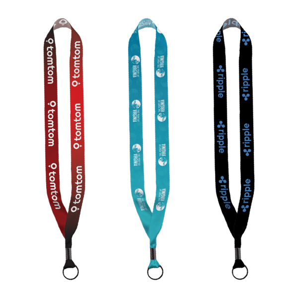 7/8" Dye-Sublimated Satin Ribbon Lanyard 1