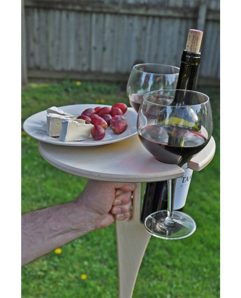 Outdoor Wine Table - Glass Rack 13