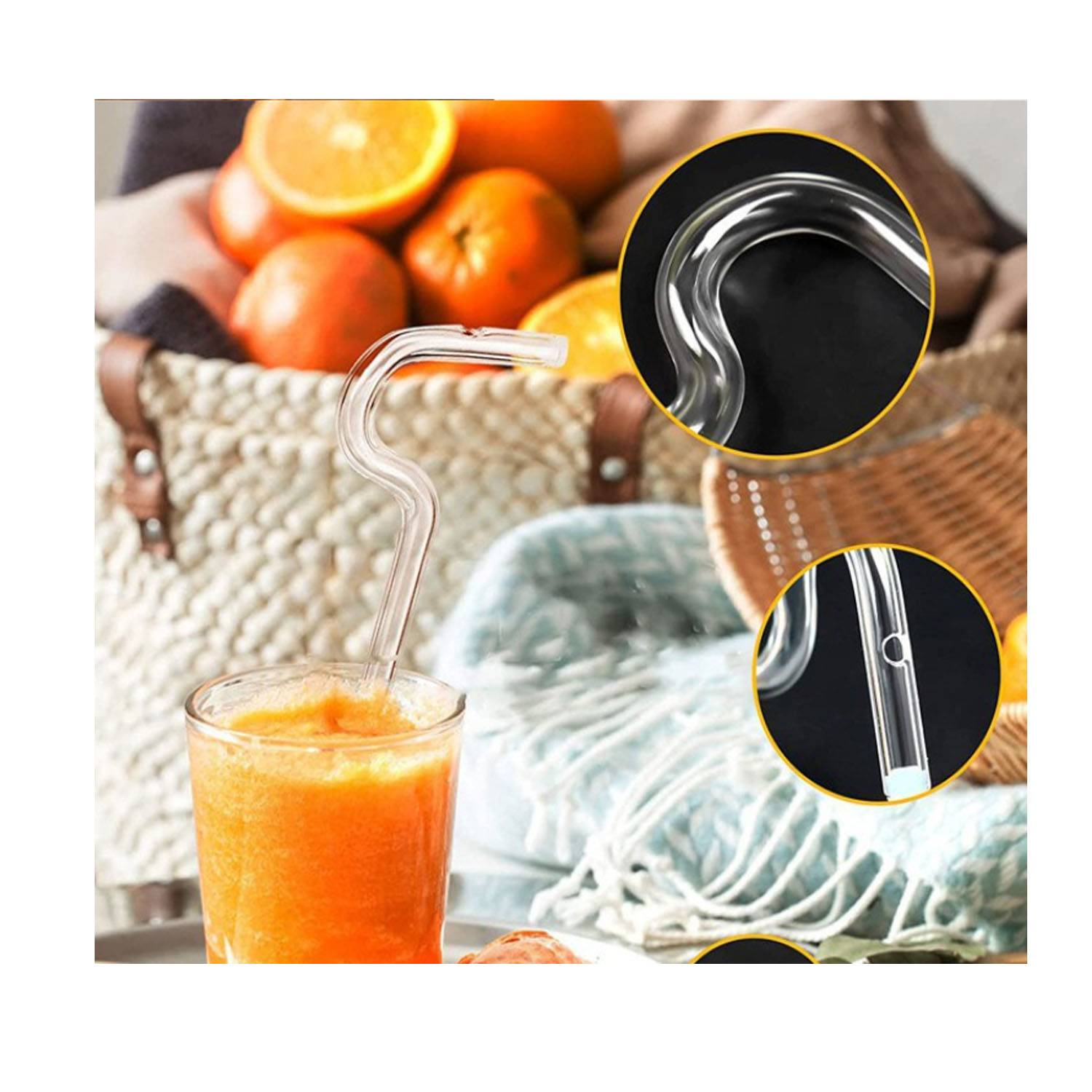 Anti wrinkle glass straws 8