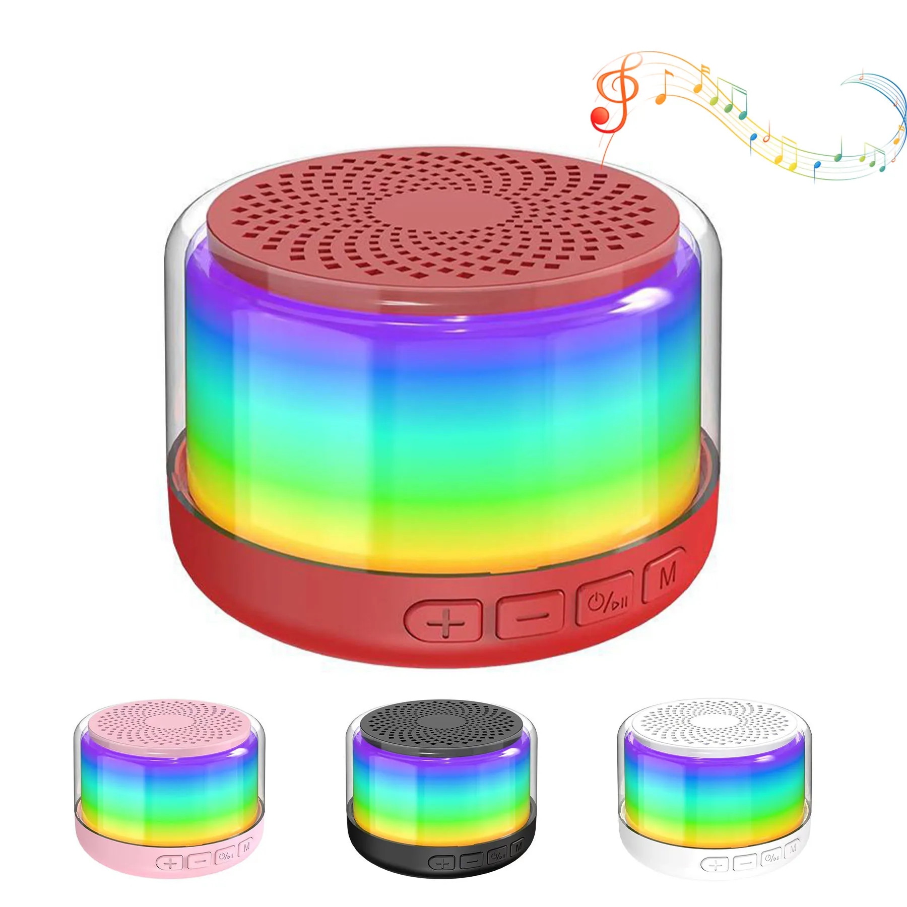 Portable Bluetooth Speaker With Light 2