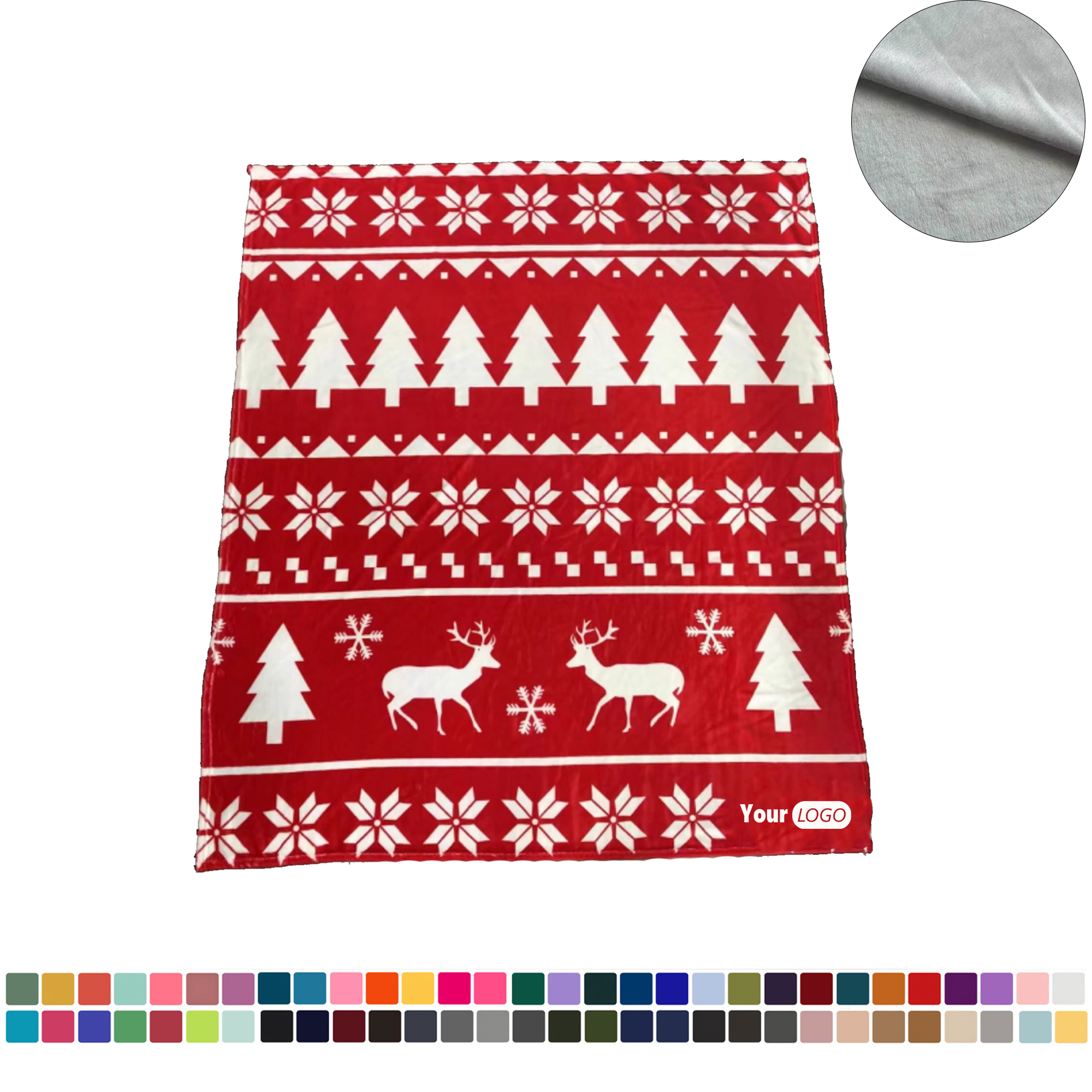 Full Pattern Flannel Blanket 2