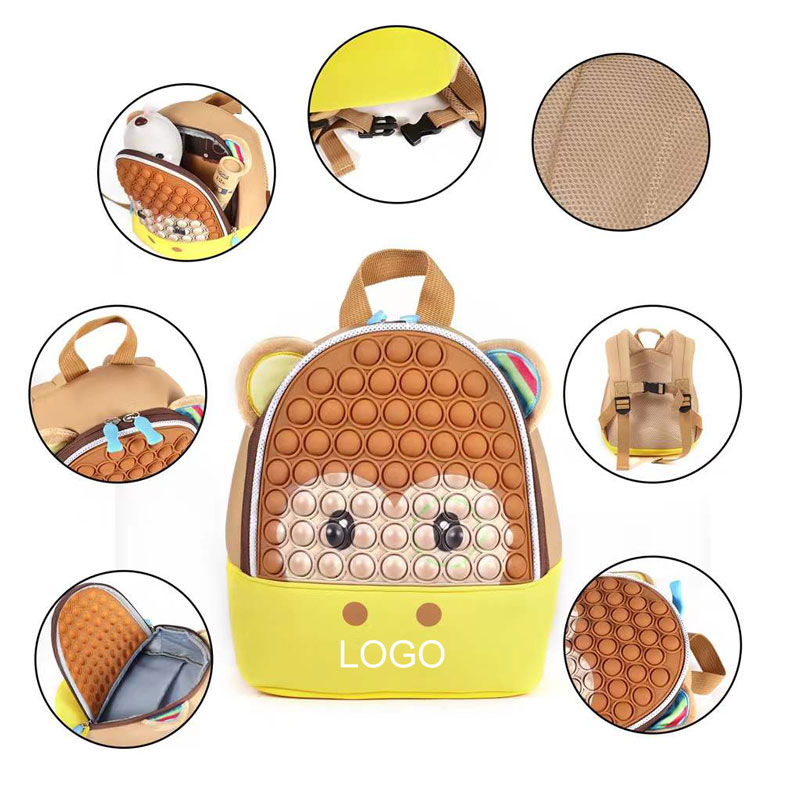 Silicone Pop Fidget Backpack 2