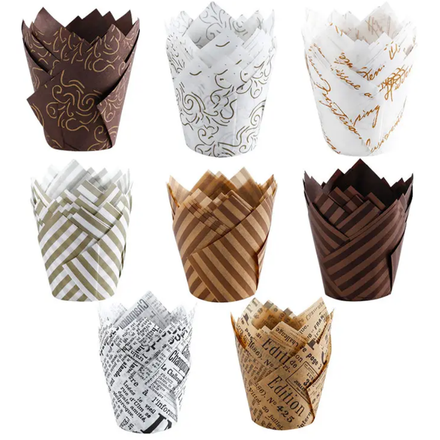 Tulip Cupcake Liners / Muffin Wrappers 2