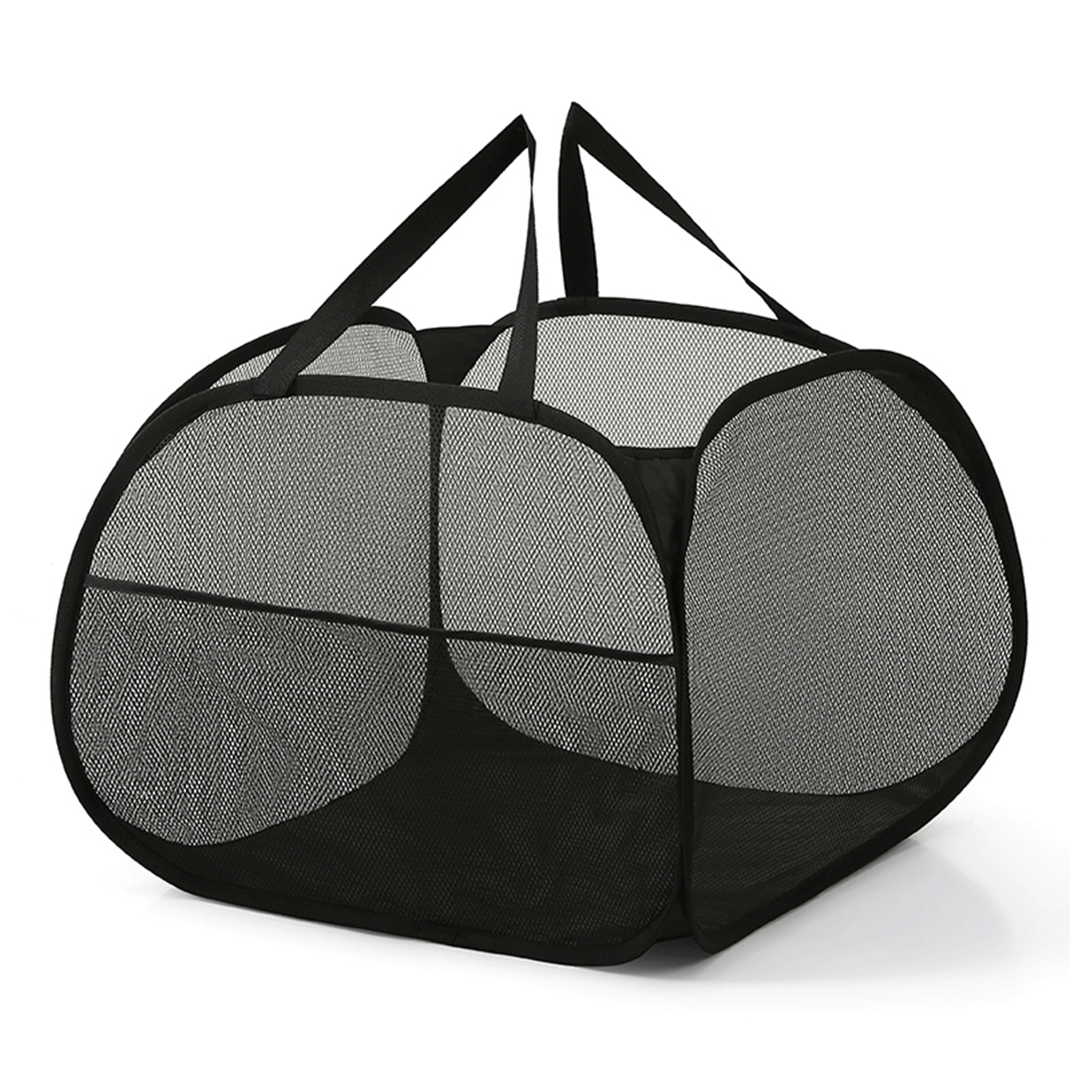 Foldable Pop Up Breathable Mesh Dirty Clothes Laundry Basket 7