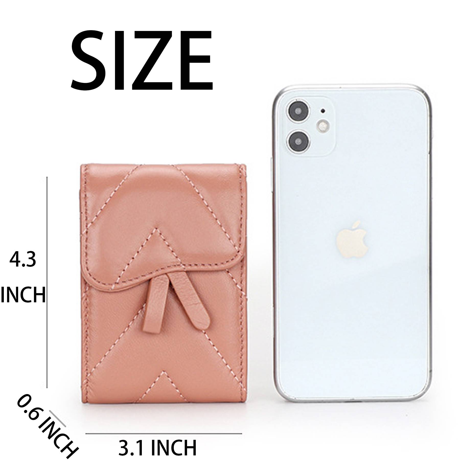 Genuine Leather Multi-card 2-in-1 driver's license wallet 7