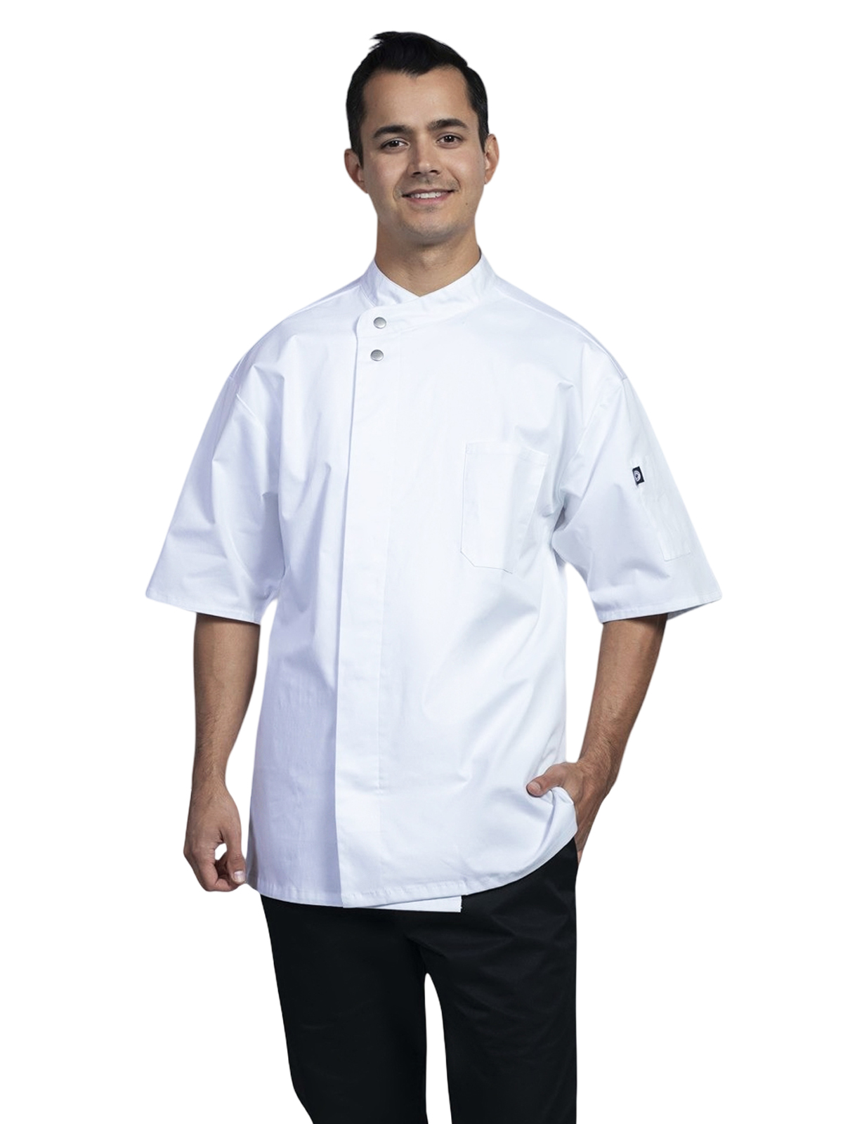 Uncommon Chef - Lycra - Unisex 2-Pocket Bari Chef Coat 2