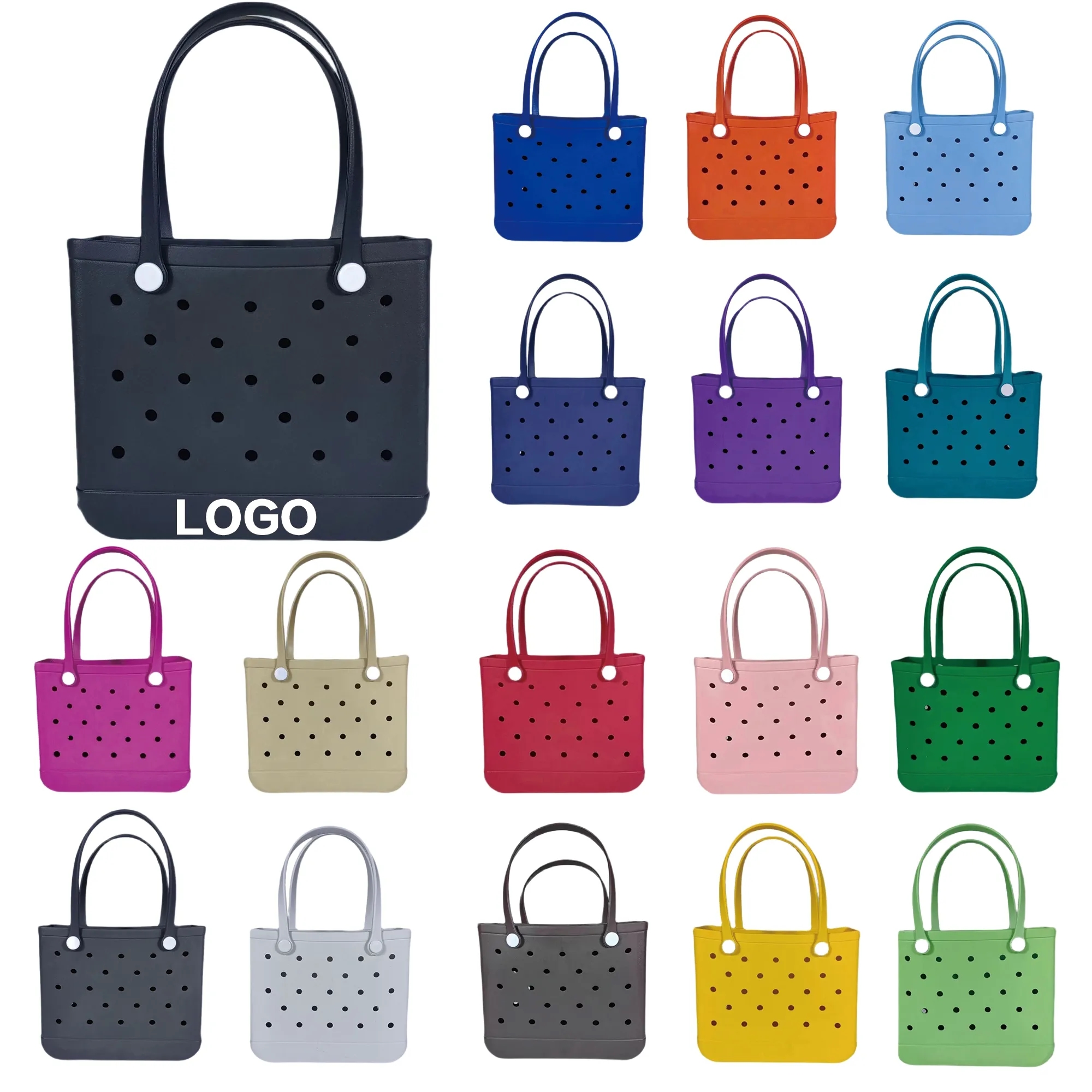 EVA Perforated Waterproof Storage Handbag" 17