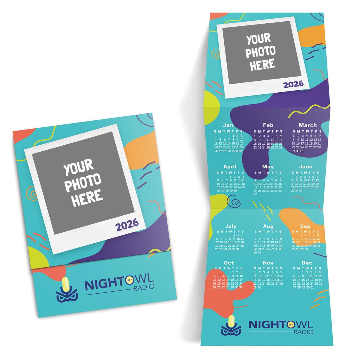 Custom Photo Trifold Calendar 4