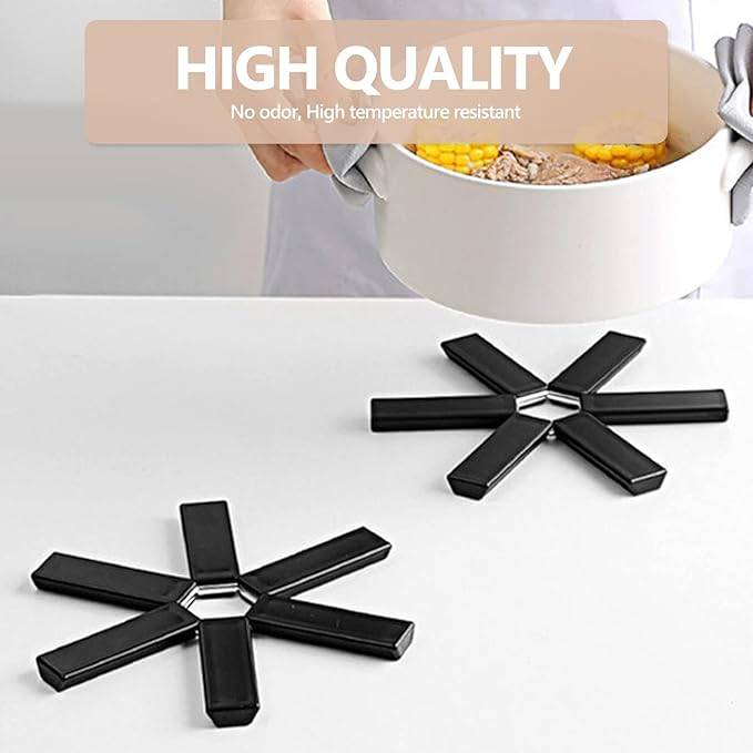 Heat-insulating and heat-resistant foldable table mat 3