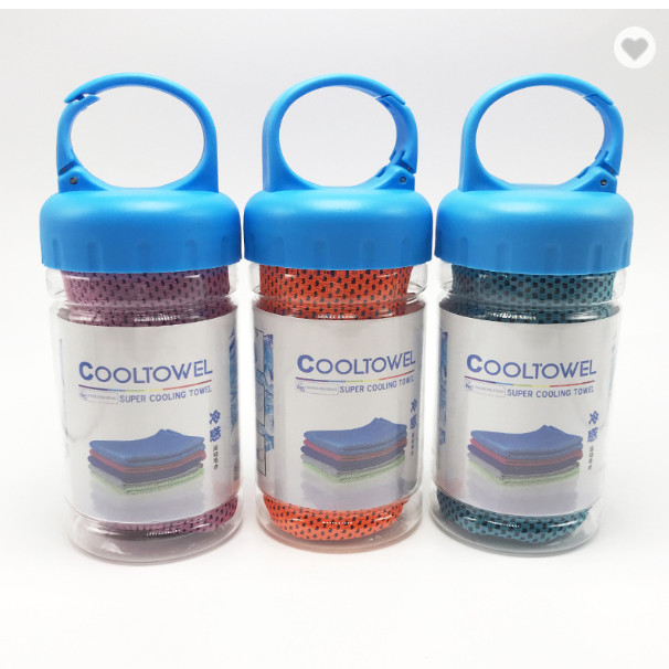 PET bottle microfiber recycled instant cooling towel 7