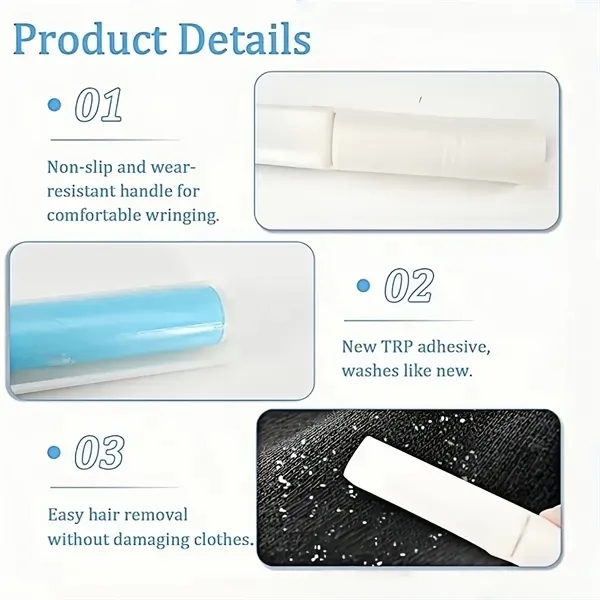 Portable Hair Remover Brush with Foldable and Reusable 2