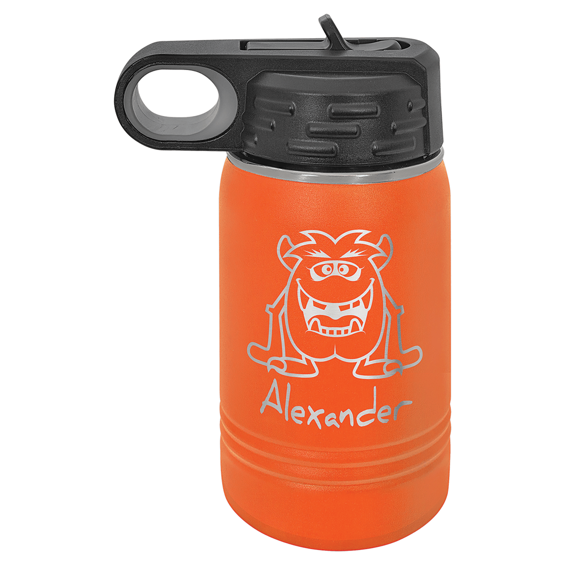 Polar Camel 12 oz. Orange Water Bottle 1