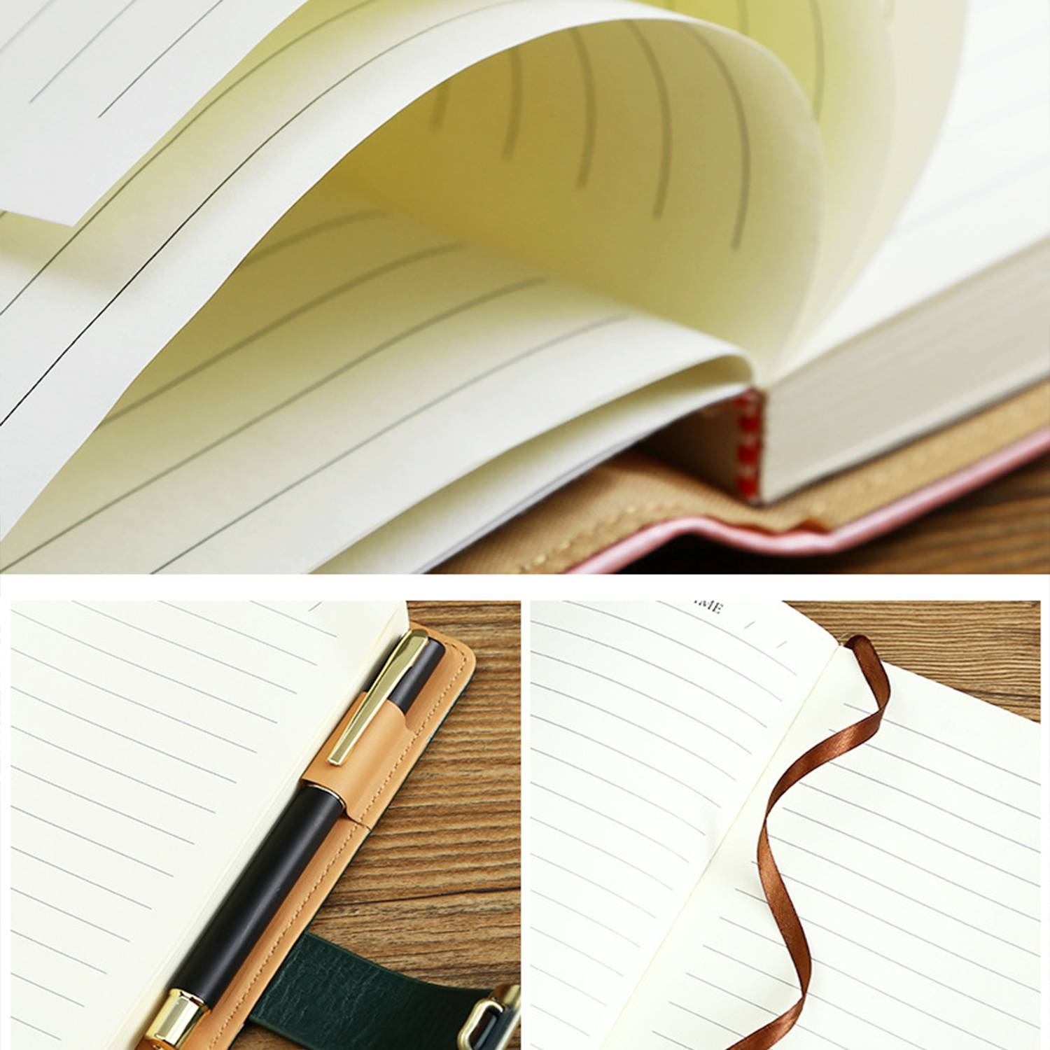 A5 Size PU Leather Notebook W/ Lock 1
