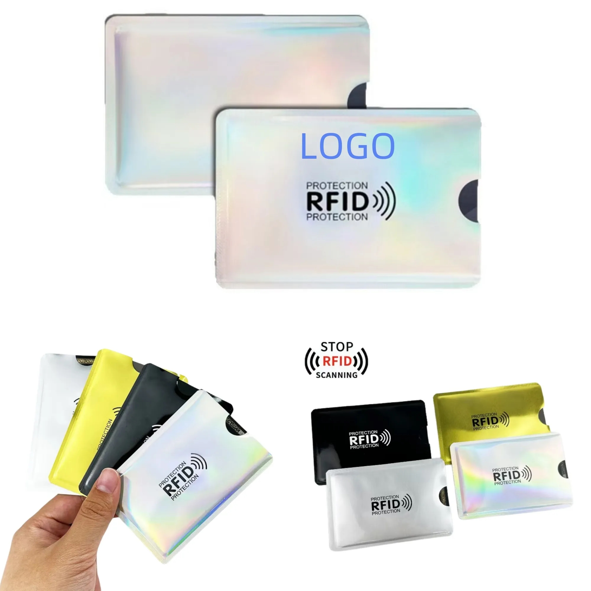 Luxury 24K Gold Foil ID Card Holder 2