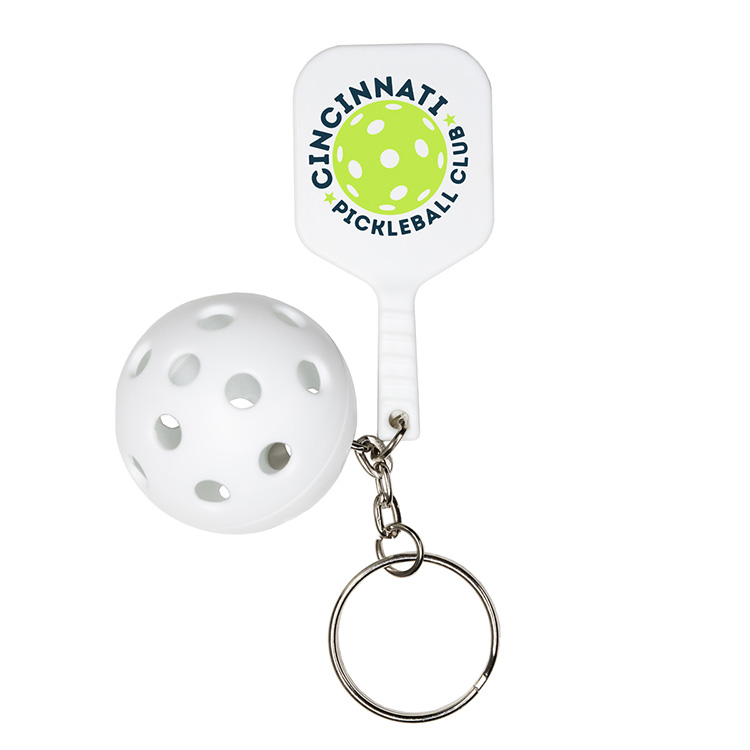 "PICKLE PADDLE" Pickle Ball Keychain 23