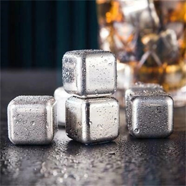 304 Stainless Steel Cubes Ice Stone 3