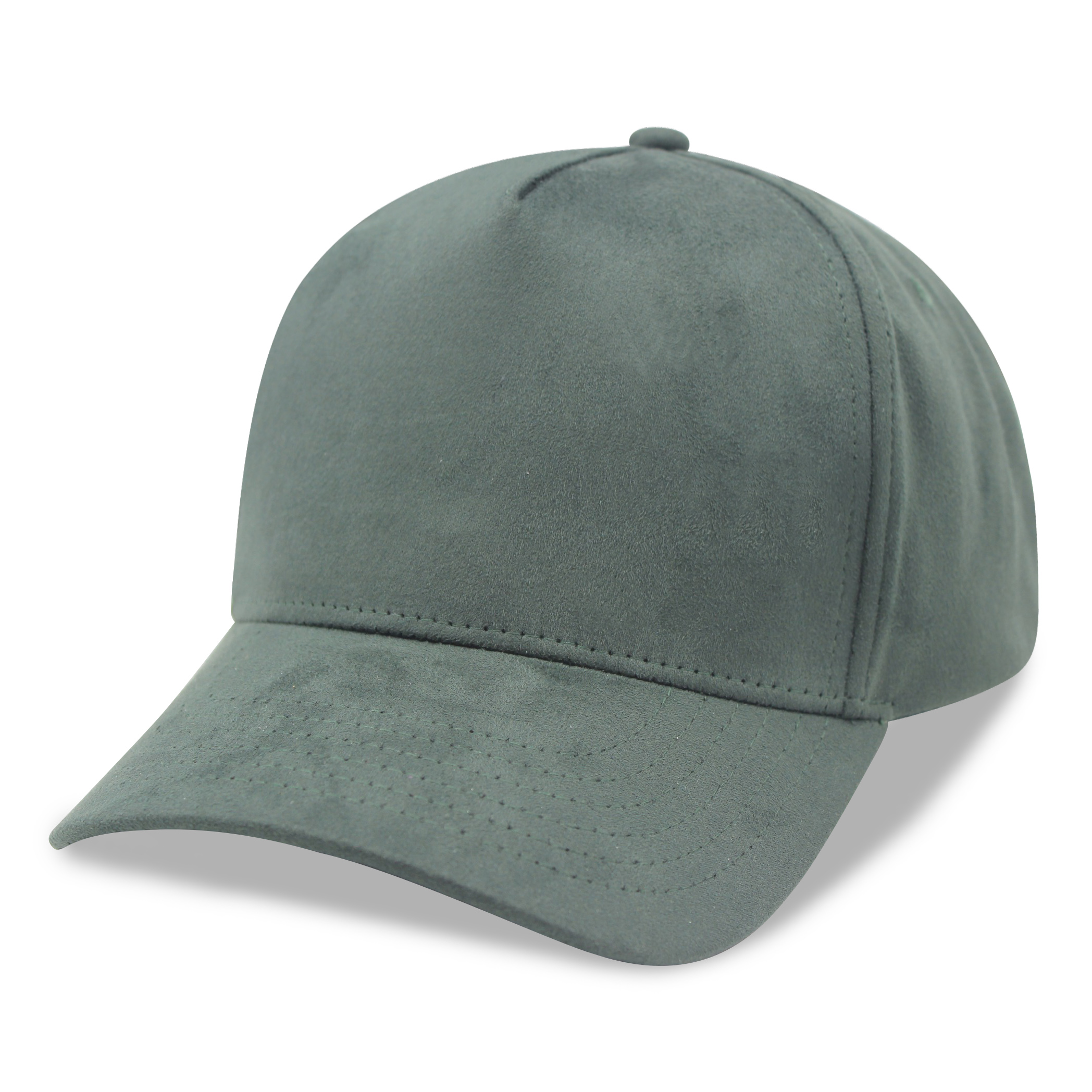 A Frame Suede 5 Panels Baseball Cap Snapback