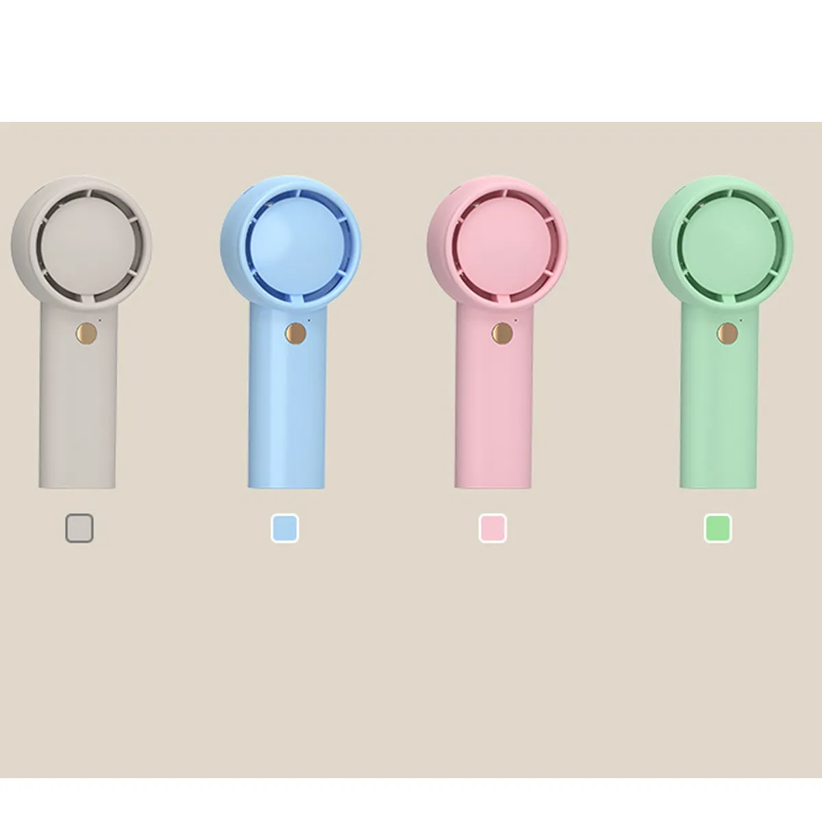 300mAh Mini Handheld Cooling Portable Travel USB Fan 8