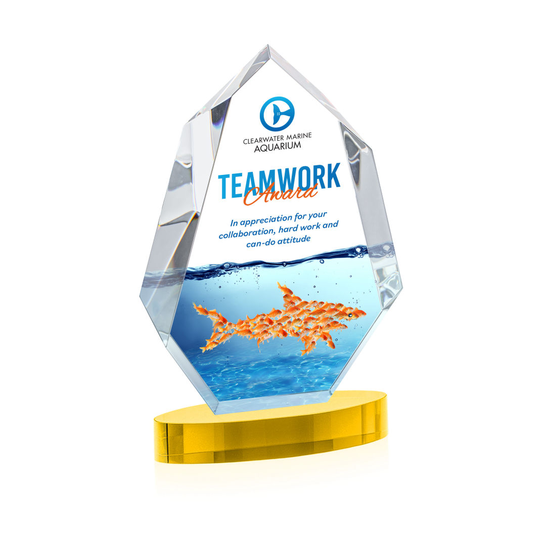 Norwood VividPrint™ Award on Alberton Base - Gold 8