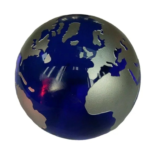Crystal Globe Paperweight 9