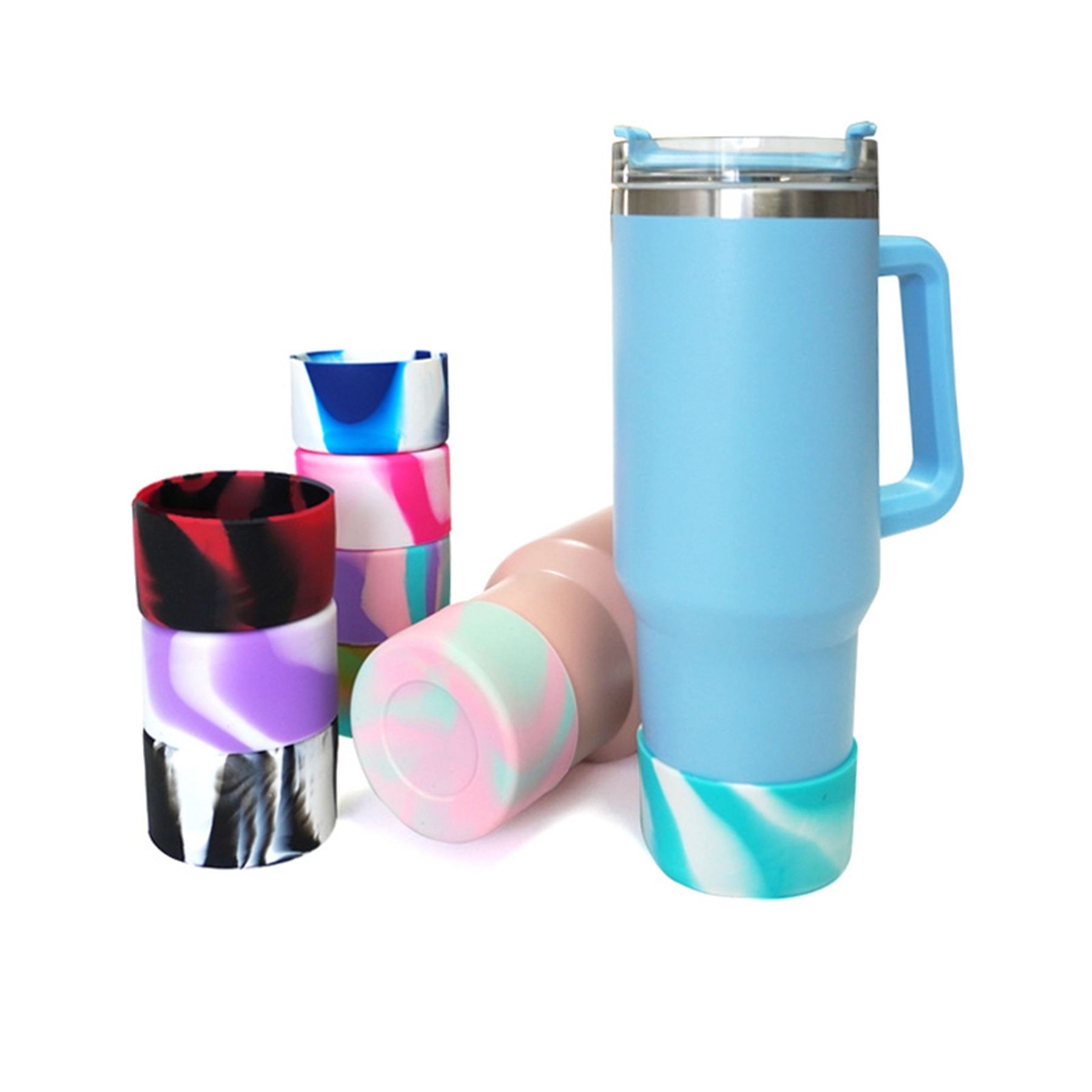 Colorful Silicone Bumper Boot for 40 Oz Tumbler 8