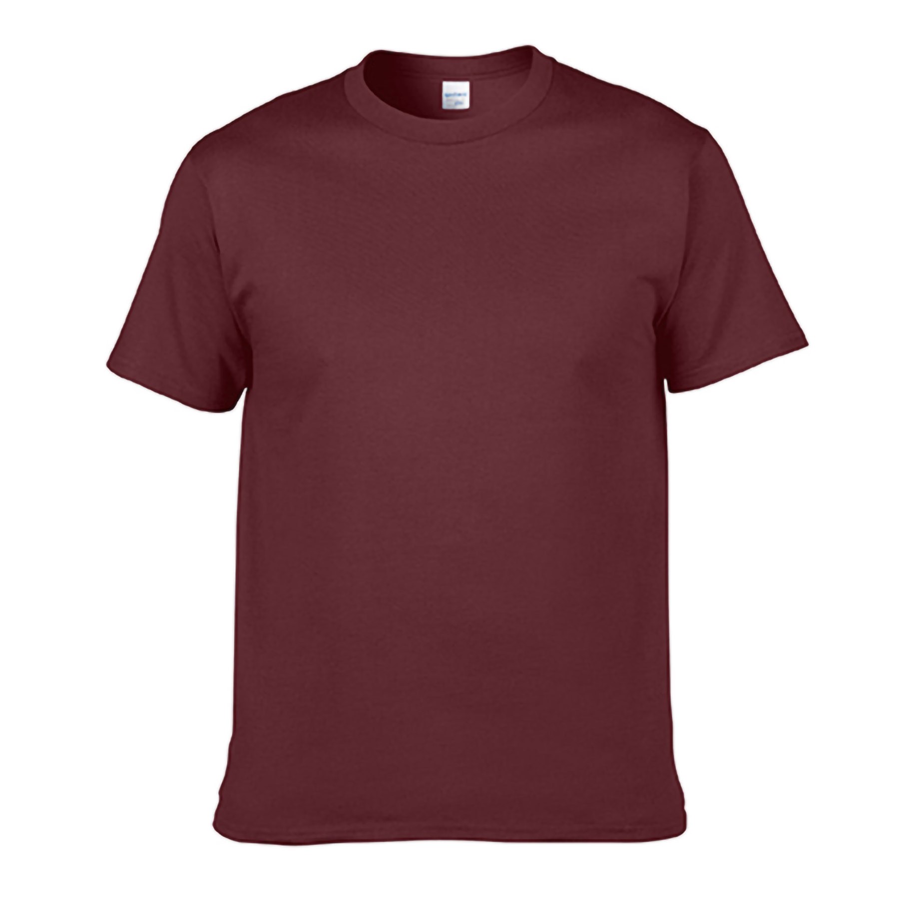Men's Cotton Solid Color Crew Neck T-Shirt 1