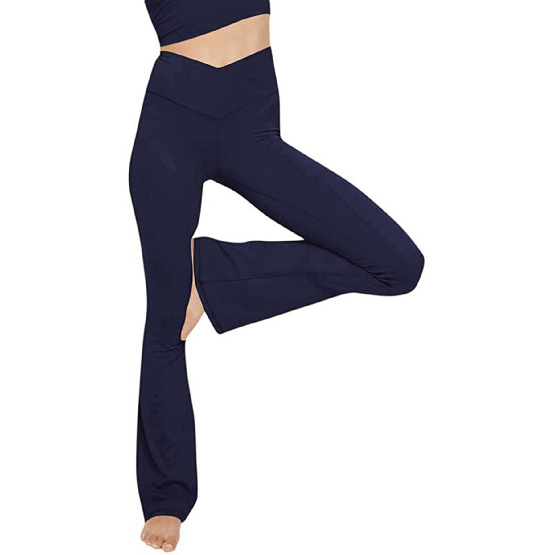 High Waisted Flare Leggings Yoga Pants 3