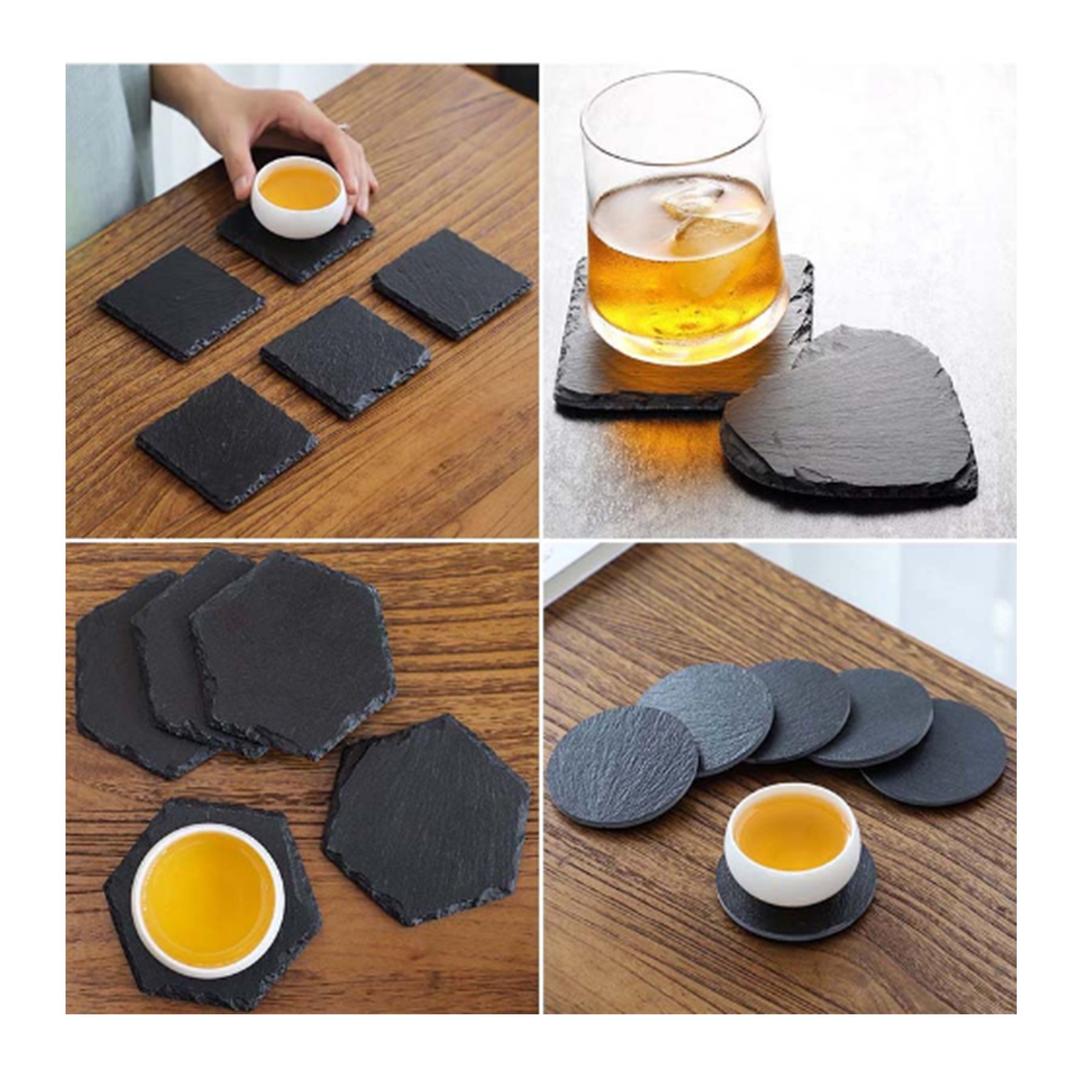 Natural Slate Coaster 3