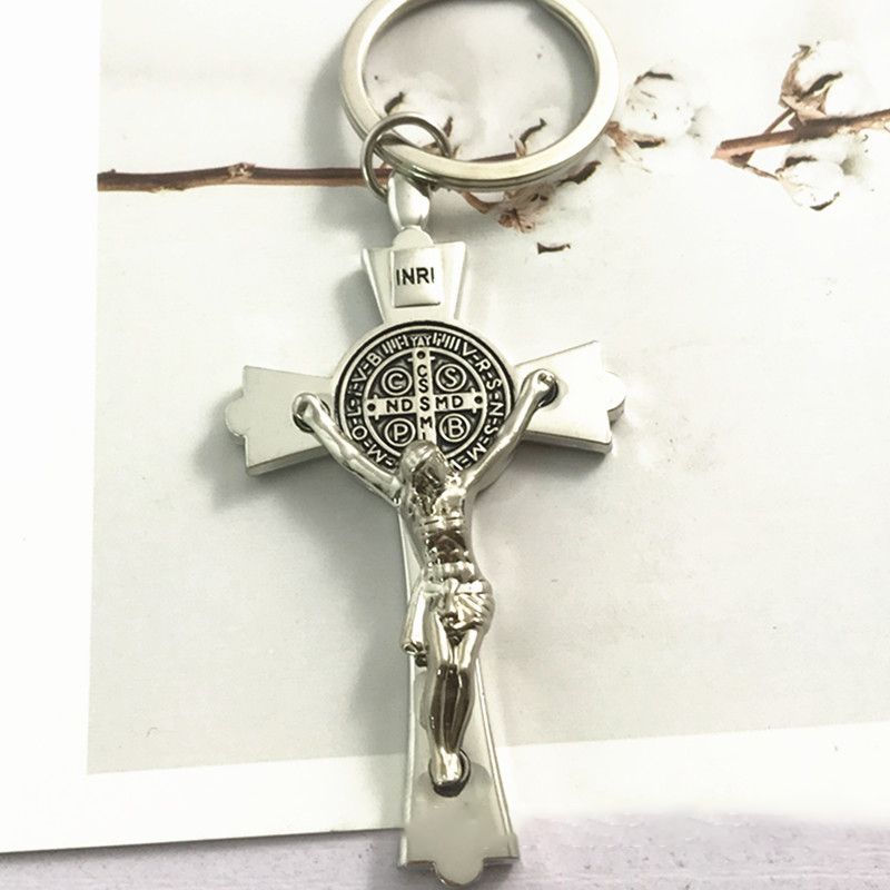Creative Metal Cross Keychain 11