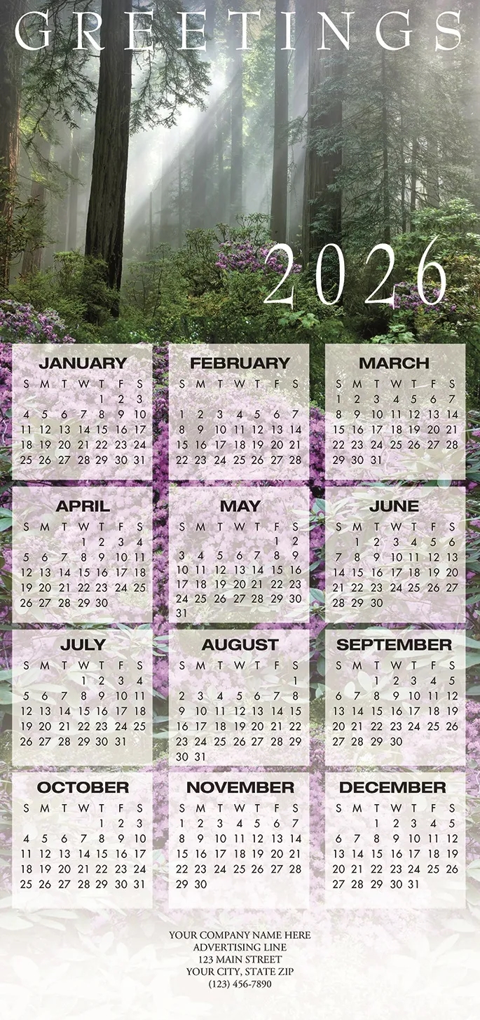 Great Beauty Calendar Cards 2