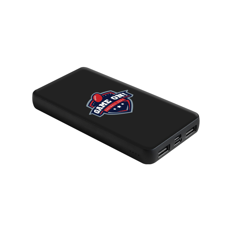 EcoTech Eco-Friendly 10000mAh rPET Wireless Power Bank with Light-Up Logo 4