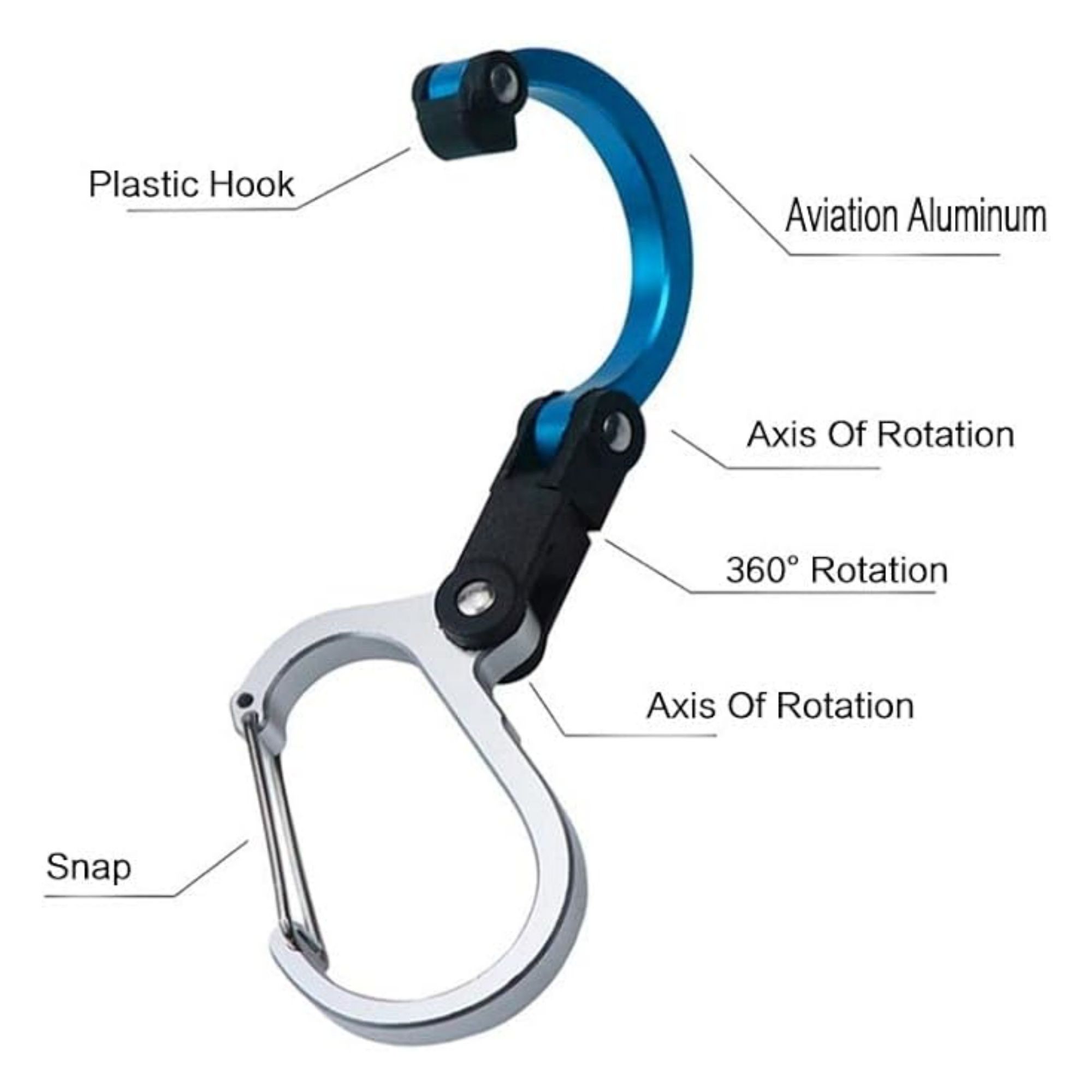 Matel Carabiner Clips, custom sports ball with logo imprint 5