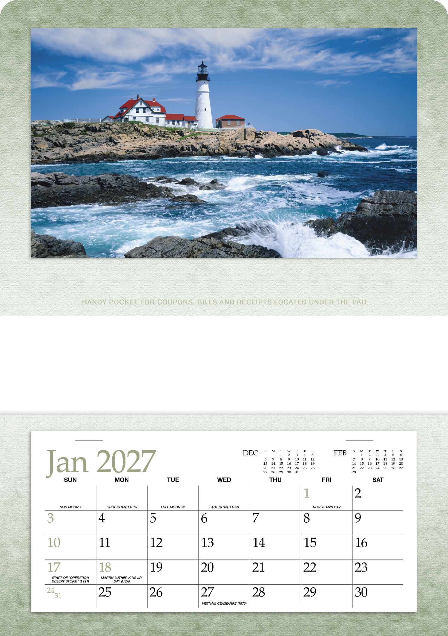 Triumph® Calendars Single Pocket Calendar 42