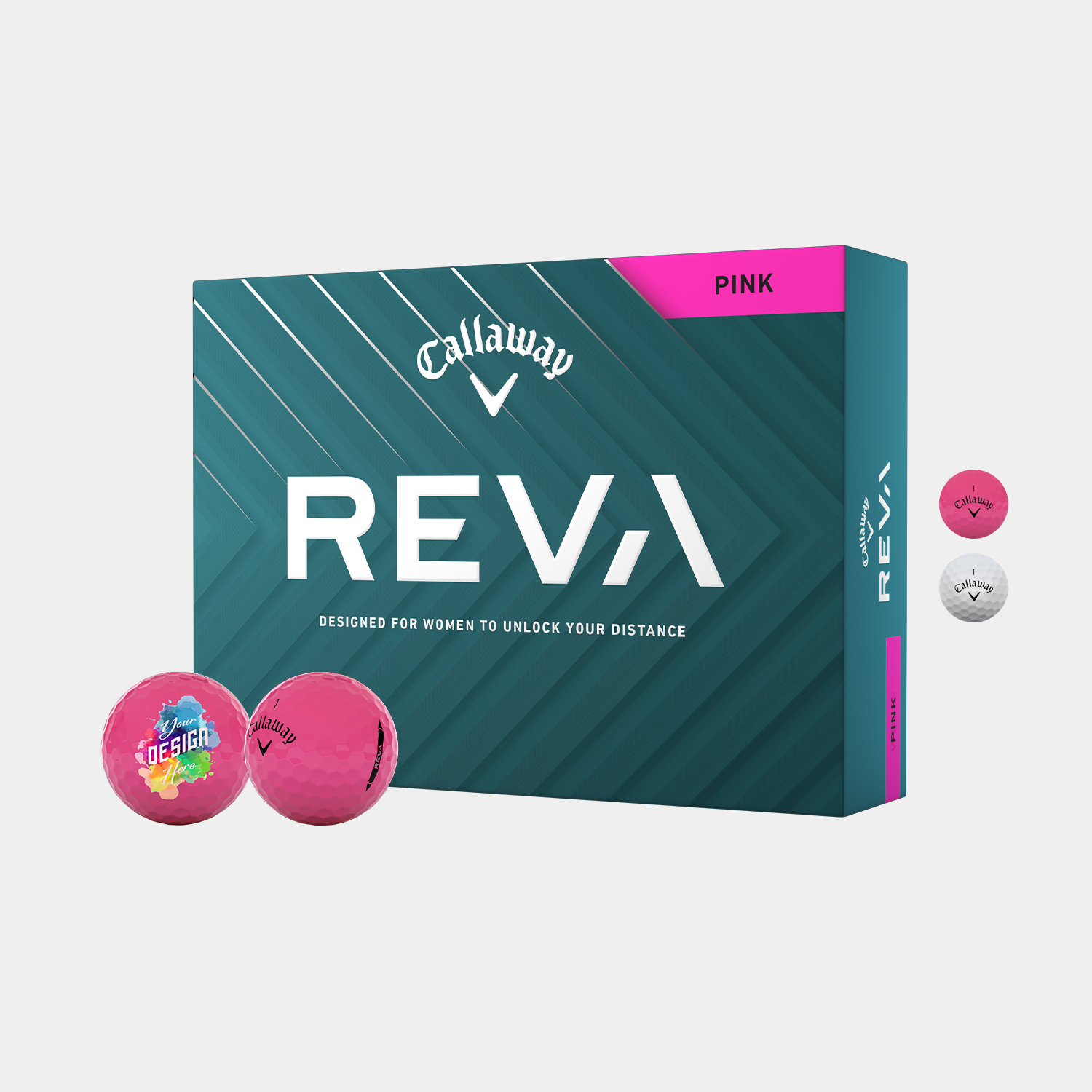 Callaway® 12 Pack Reva Women's Golf Balls 1