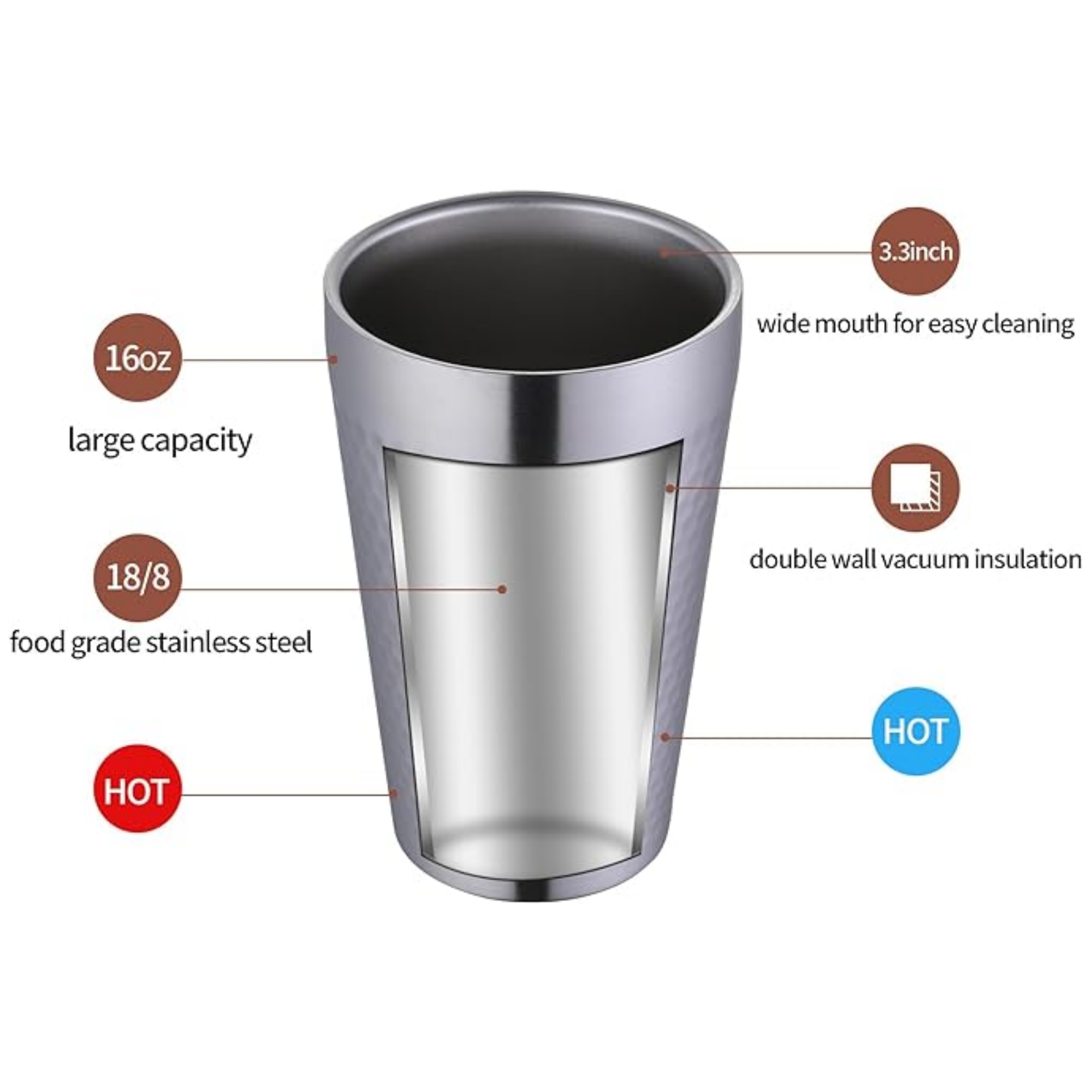 Double Wall Stainless Steel Cup 2