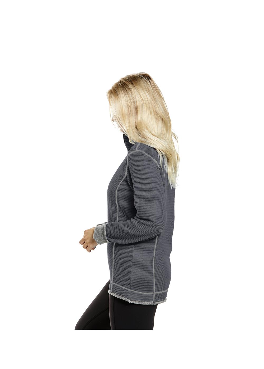 Storm Creek Women's Maverick Waffle Knit Quarter Zip 6