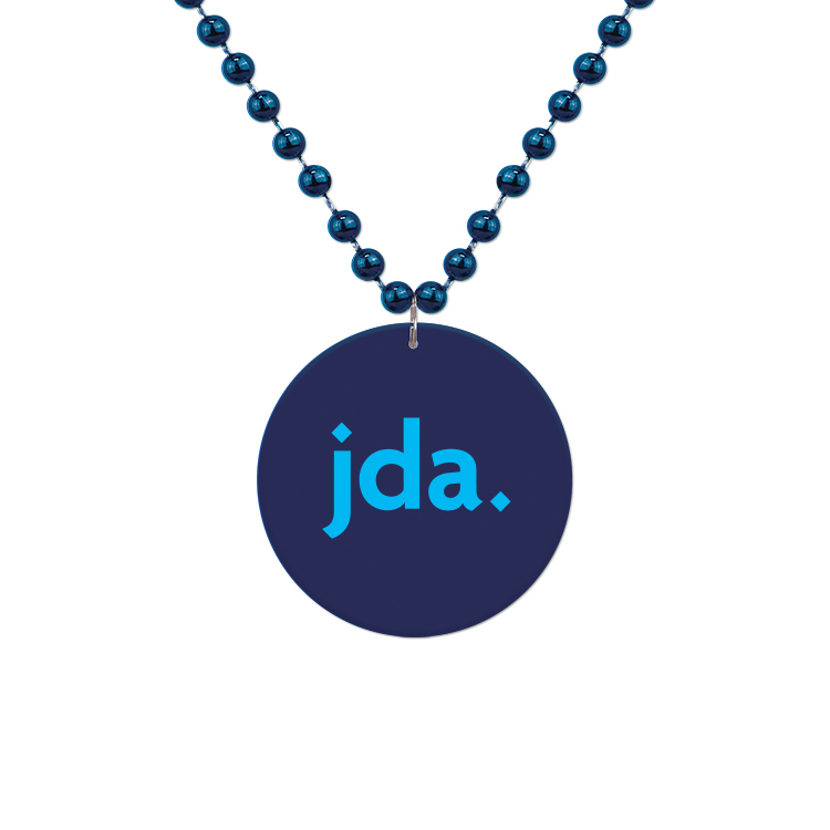 Medallion Bead Necklace w/ Medallion 21