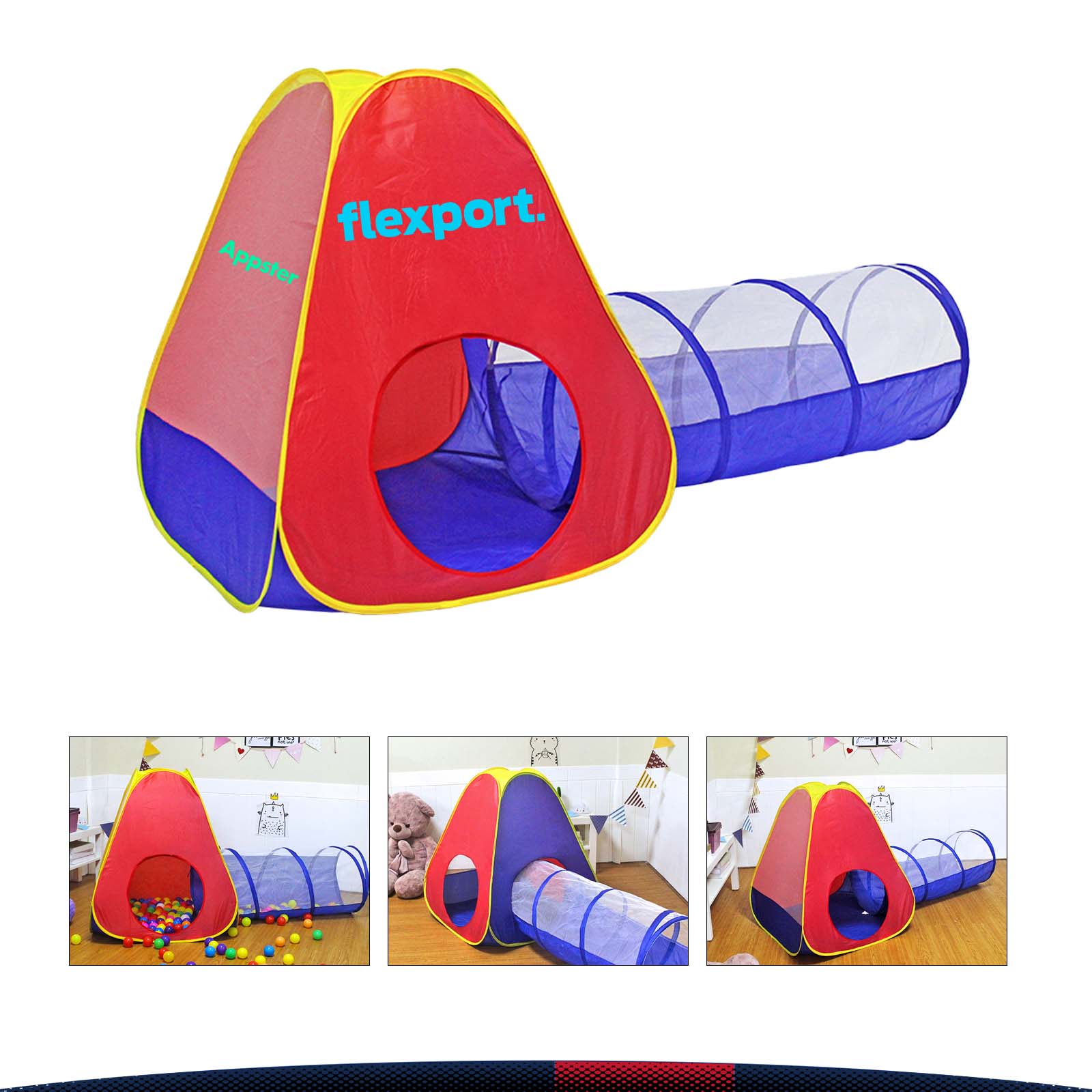 2 in 1 Kids Tent 3