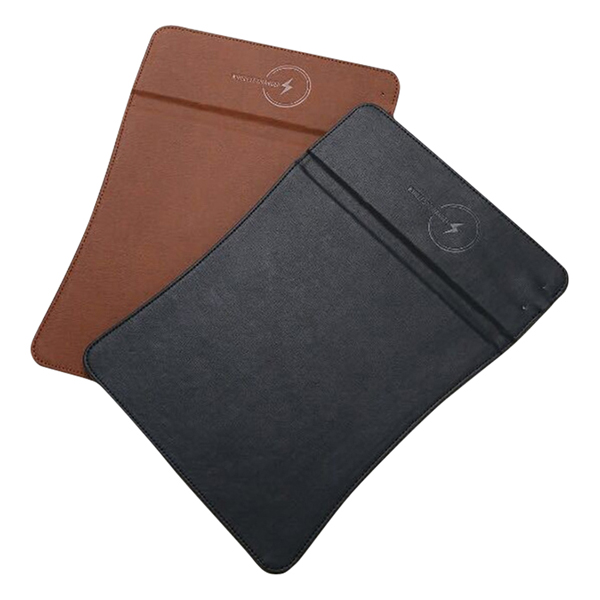 Qi Wireless Charger, Mouse Mat / Pad and Phone Stand PU 5