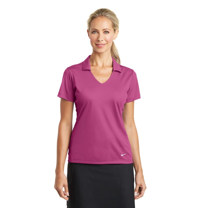 Nike Women's Dri-FIT Vertical Mesh Polo. 35