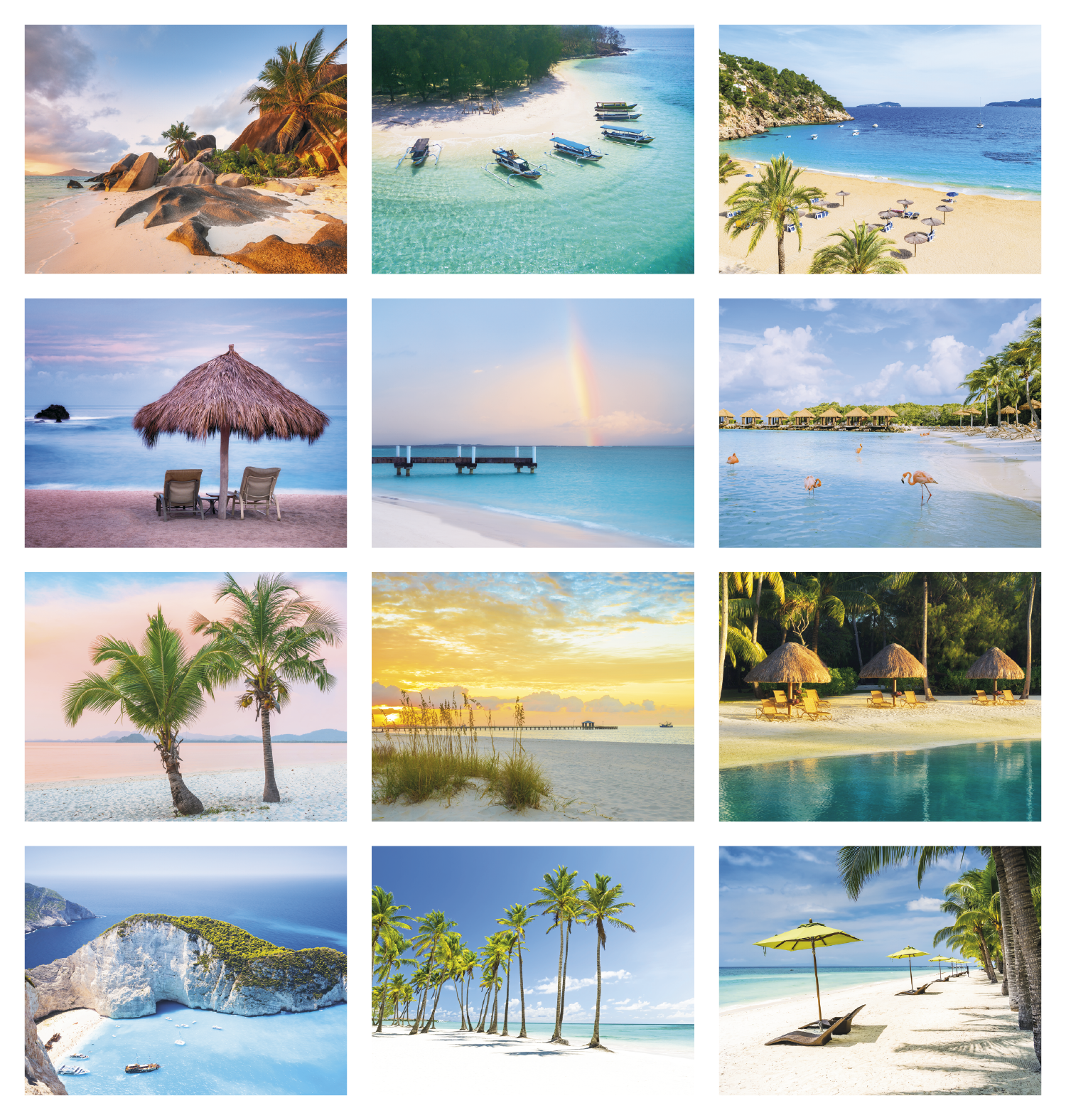 Good Value™ Beach Paradise - Stapled Calendar 4