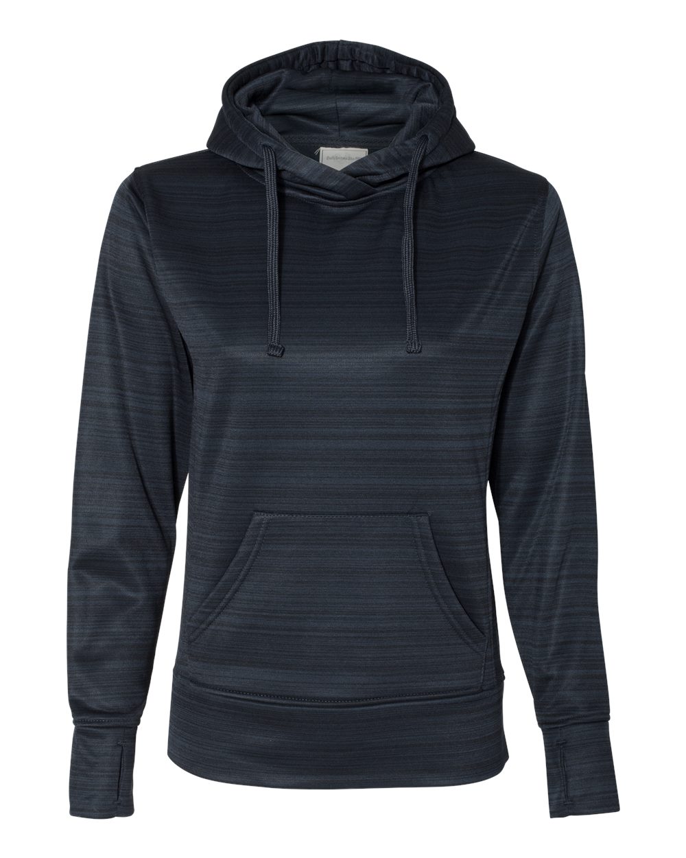Women's Odyssey Striped Performance Fleece Lapover Hooded Sweatshirt - 8662 15