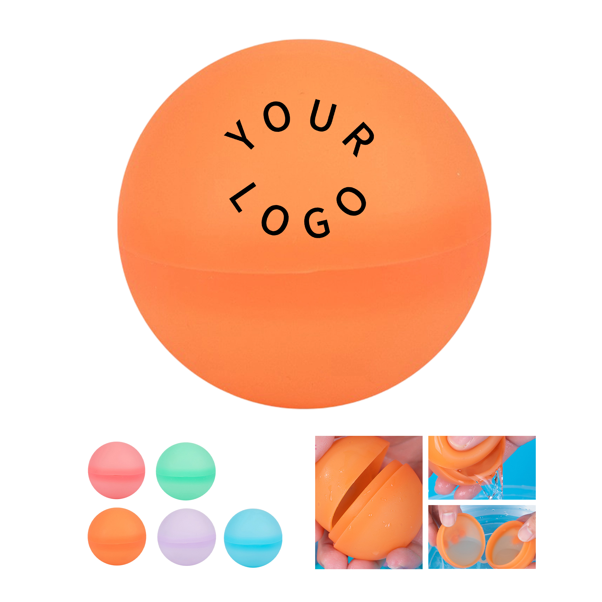 Eco Friendly Silicone Reusable Water Balloon Toy 8