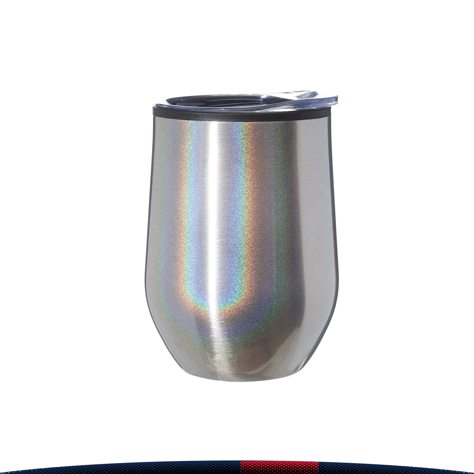 12 oz. Iridescent Stemless Wine Glasses 2