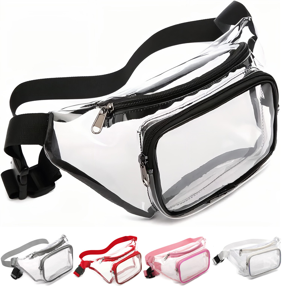 Zippered Clear Fanny Pack 2