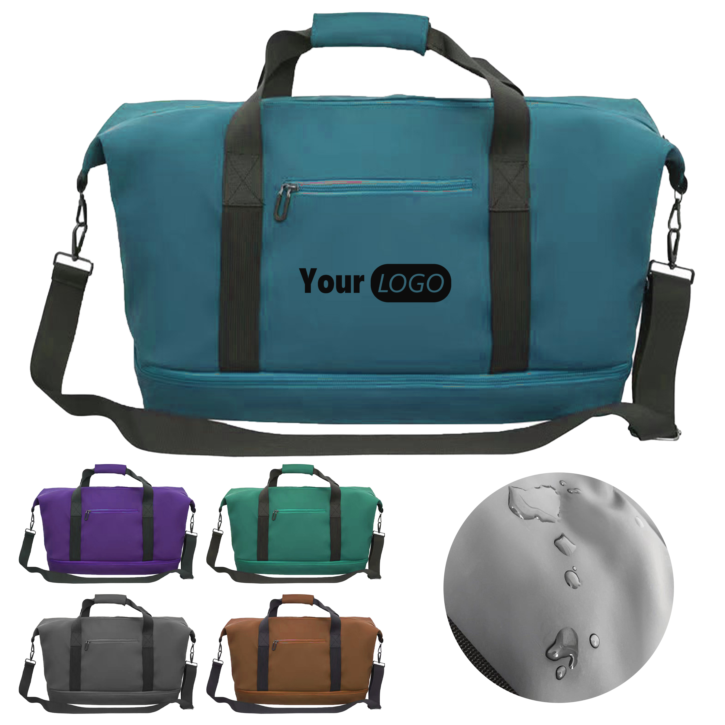 Polyester Sports Travel Duffel Bag 4