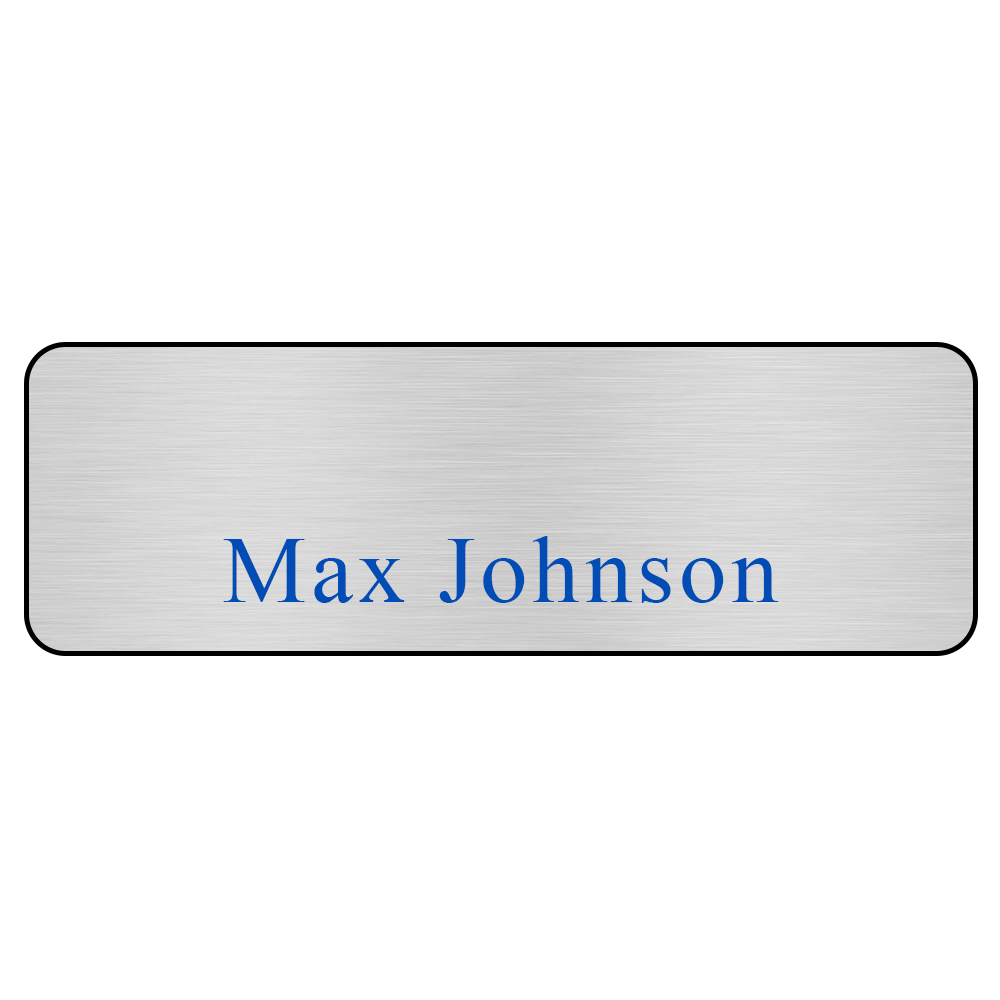 Hollywood Plastic Name Badge (Standard Size 1" x 3") 7