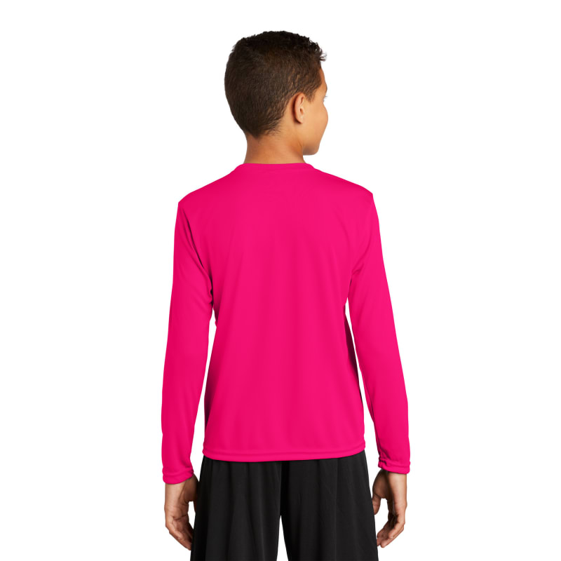 Sport-Tek Youth Long Sleeve PosiCharge Competitor Tee. 50