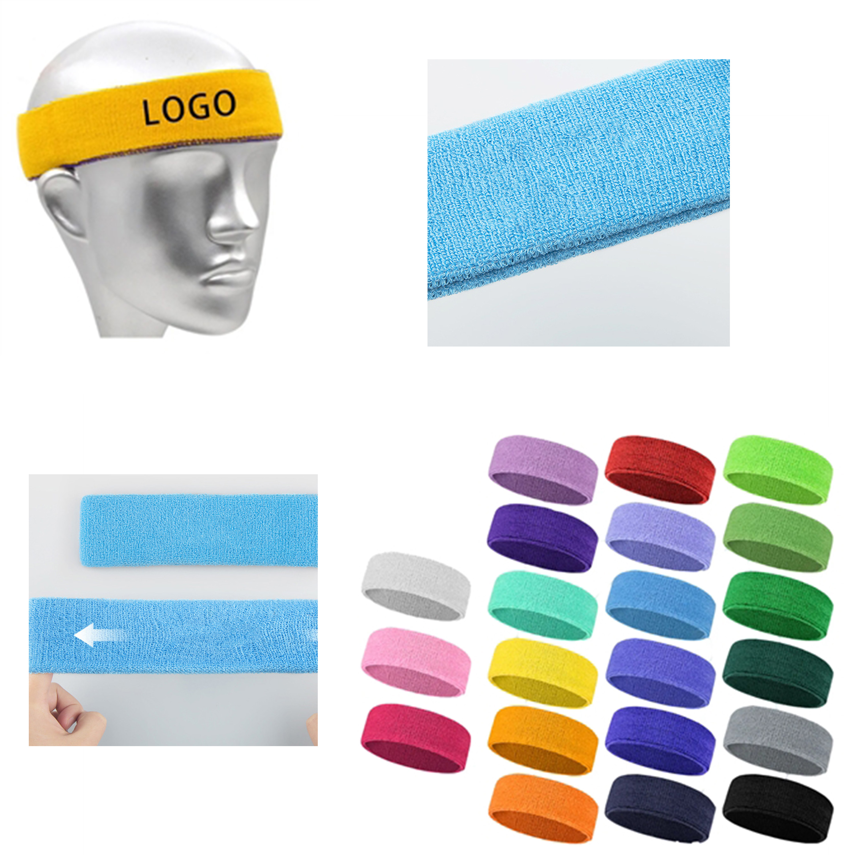 Durable Sports Wicking Custom Head Towel 2