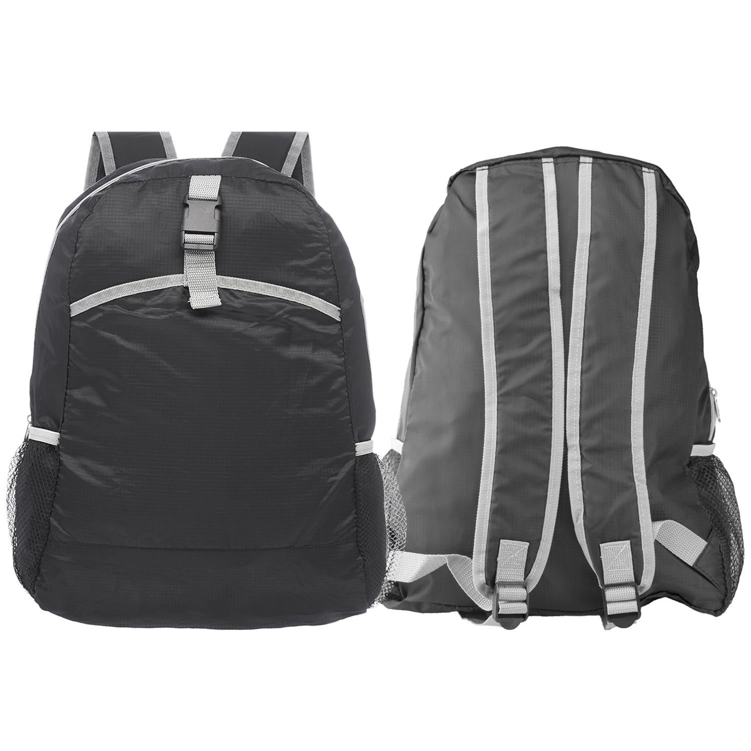 Foldable Backpack with Two Side Mesh Pockets 4